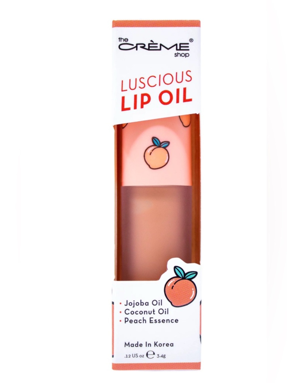 the CRÈME shop Luscious Lip Oil - Peach cobbler